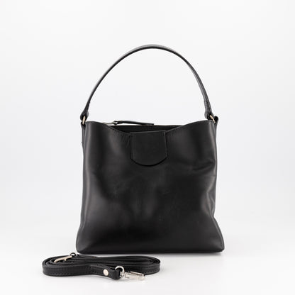 black Leather Handbag
