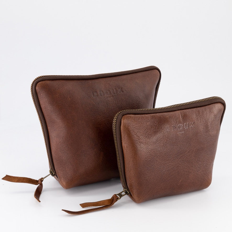 Leather Cable Organizer Bag