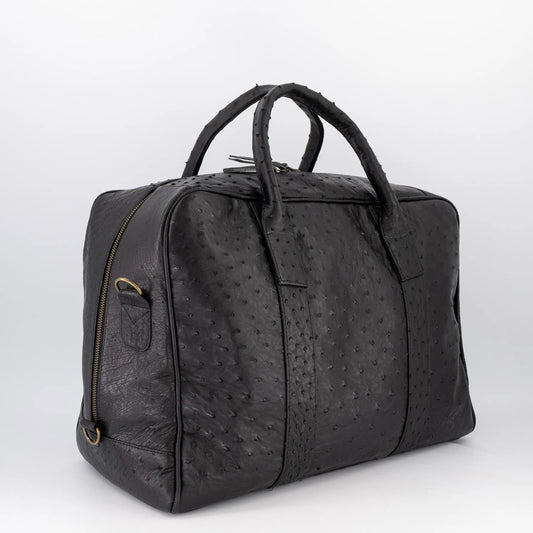 leather ostrich bag