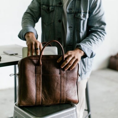 leather briefcase 